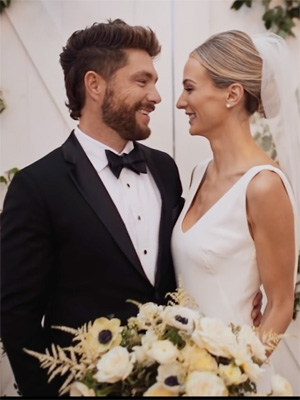 Chris Lane and Lauren Bushnell