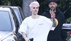 justin bieber pink hair