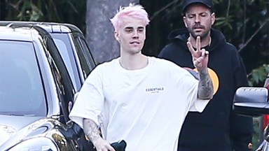 justin bieber pink hair