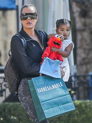 Khloe Kardashian & True Thompson out & about