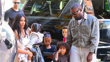 Kim Kardashian, Kanye West, North West, Saint West, Chicago West