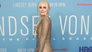 Lindsey Vonn Sheer Gown Movie Premiere Mesh Pics