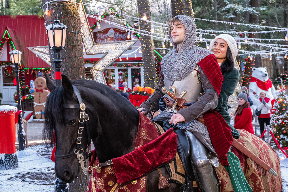 The Knight Before Christmas - Josh Whitehouse, Vanessa Hudgens - Photo Credit: Netflix / Brooke Palmer