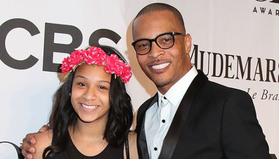 T.I. & his daughter Deyjah on the red carpet