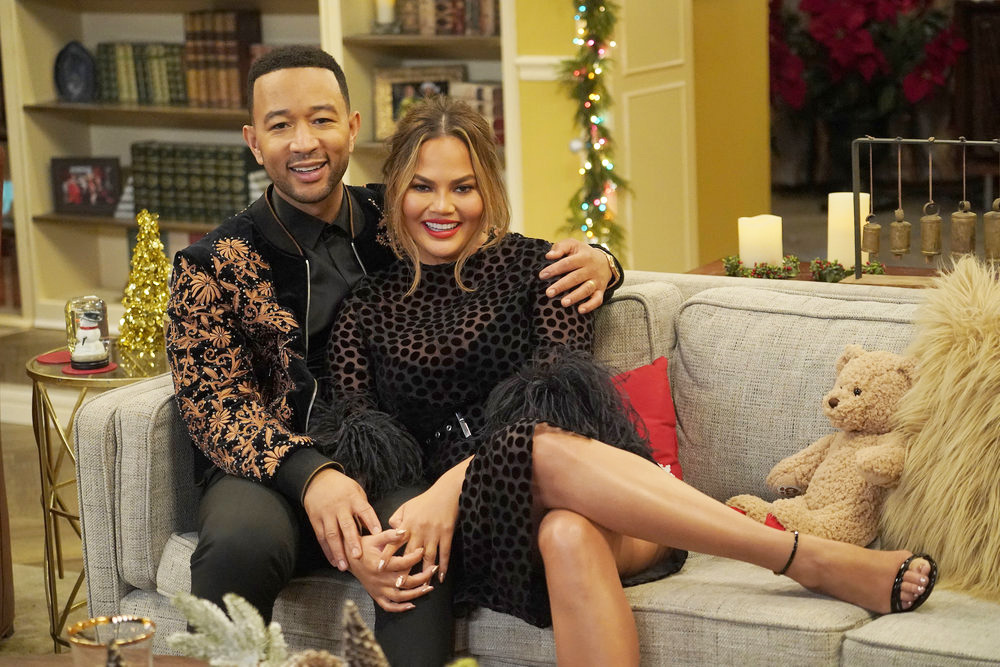 A LEGENDARY CHRISTMAS WITH JOHN & CHRISSY -- 2018 -- Pictured: (l-r) John Legend, Chrissy Teigen -- (Photo by: Paul Drinkwater/NBC)