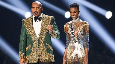 Steve Harvey Zozibini Tunzi