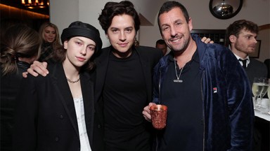 Adam Sandler & Cole Sprouse at 'Uncut Gems' Premiere