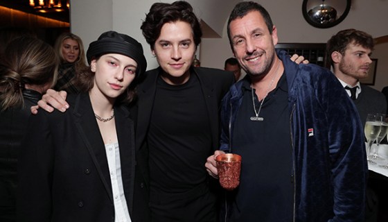 Adam Sandler & Cole Sprouse at 'Uncut Gems' Premiere