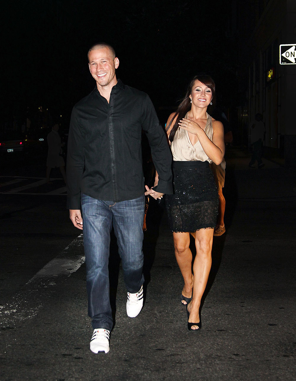 The Bachelorette's Ashley Hebert and JP Rosenbaum go to dinner in NYC