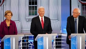 Elizabeth Warren, Joe Biden, Bernie Sanders