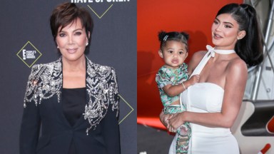 Kris Jenner & Kylie with Stormi Webster