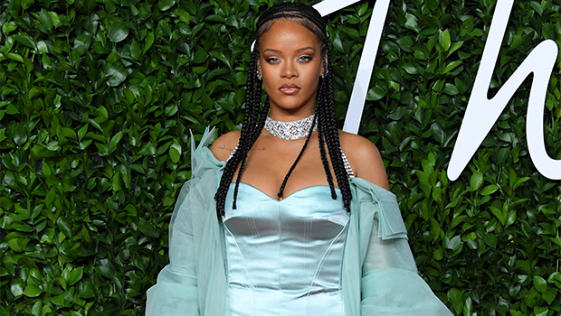 rihanna teal dress