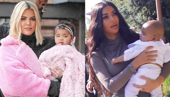 Khloe Kardashian True Thompson Kim Kardashian Psalm West