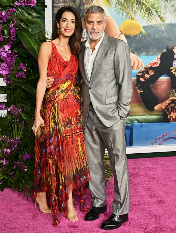 George & Amal Clooney At The Premiere Of ‘Ticket to Paradise’