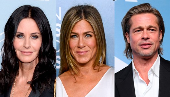 Courteney Cox, Jennifer Aniston, Brad Pitt