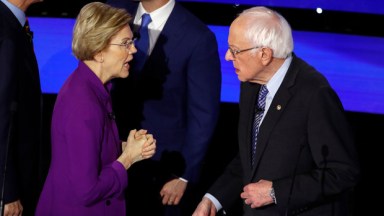 Elizabeth Warren, Bernie Sanders