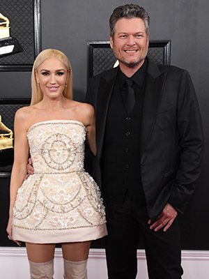 Gwen Stefani and Blake Shelton62nd Annual Grammy Awards, Arrivals, Los Angeles, USA - 26 Jan 2020