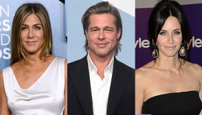 Courteney Cox Brad Pitt Jennifer Aniston