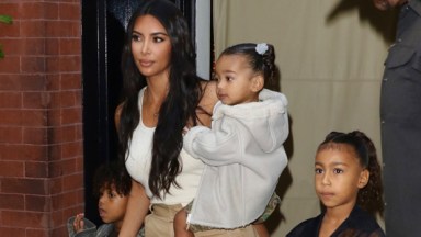 Kim Kardashian and her kids