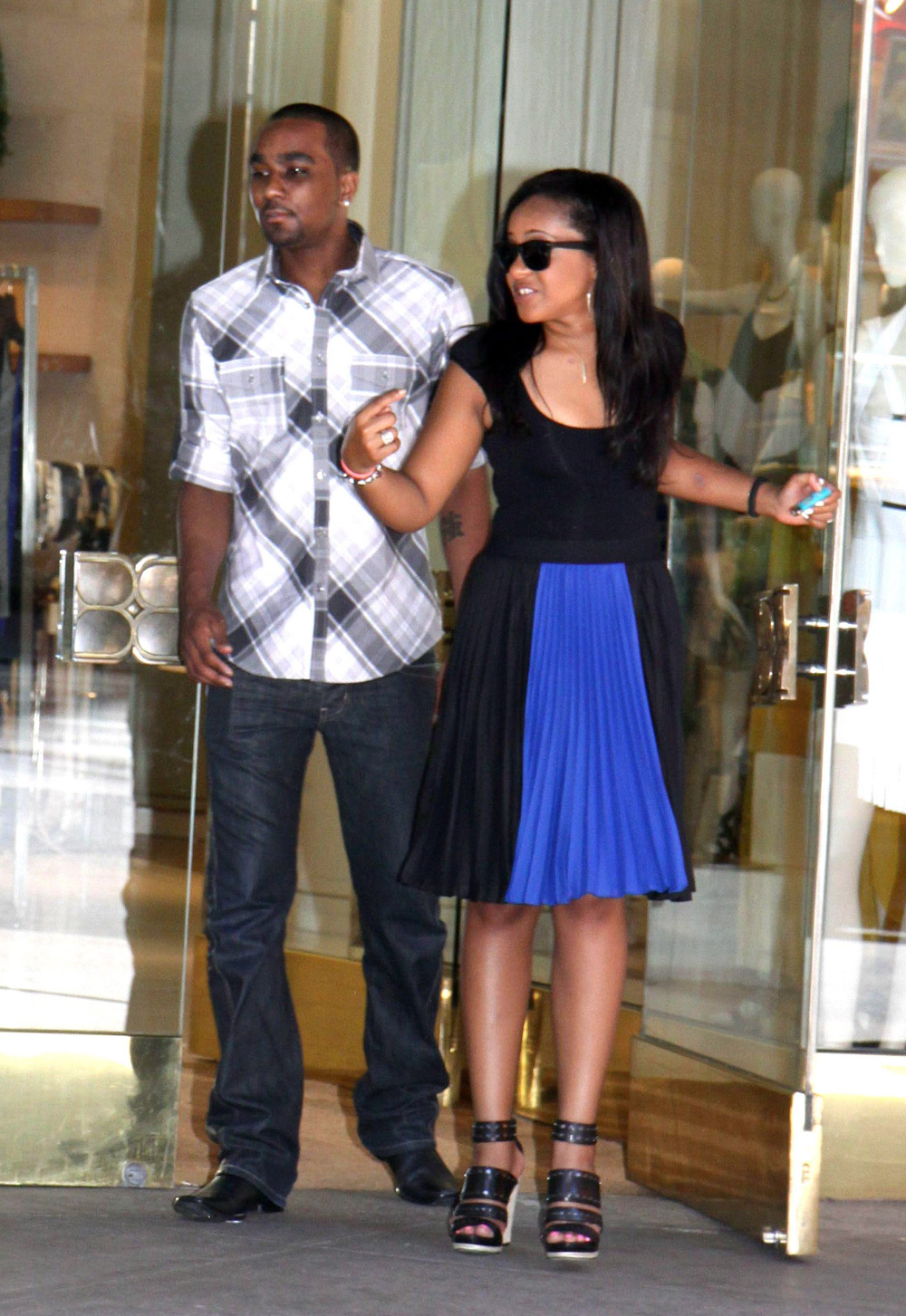 Bobbi Kristina Brown and Nick Gordon out and about in New York, America - 16 Jun 2012