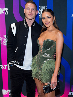 Olivia Culpo Christian McCaffrey Relationship