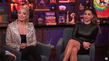 Erika Jayne & Jennifer Aydin on 'WWHL' Feb. 2020