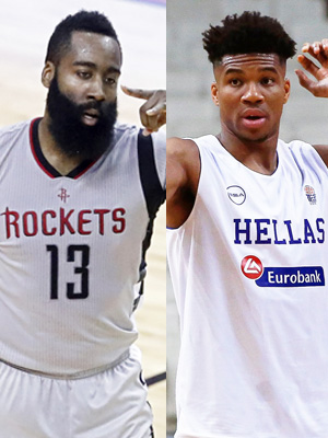 James Harden & Giannis Antetokounmpo