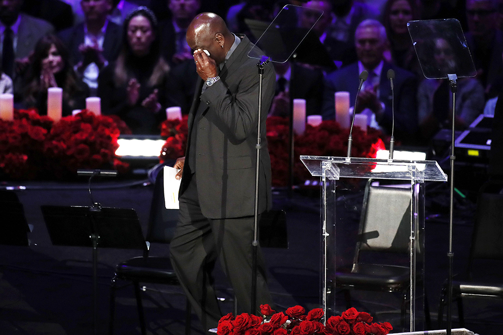 Kobe and Gianna Bryant Memorial Service, Los Angeles, USA - 24 Feb 2020