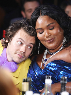 Harry Styles and. Lizzo