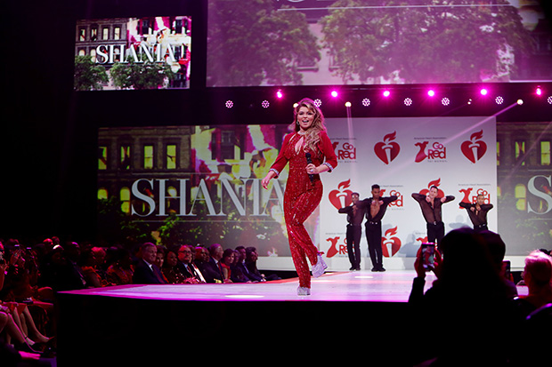 Shania Twain on the catwalk
The American Heart Association's Go Red for Women annual Red Dress Collection, New York, USA - 05 Feb 2020