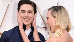 timothee chalamet margot robbie oscars 2020