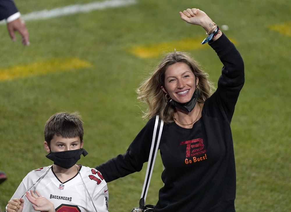 Tom Brady Gisele Family Super Bowl