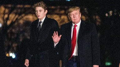 Donald and Barron Trump