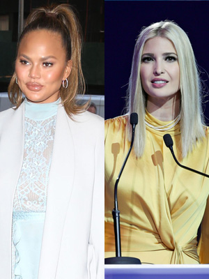 Chrissy Teigen and Ivanka Trump