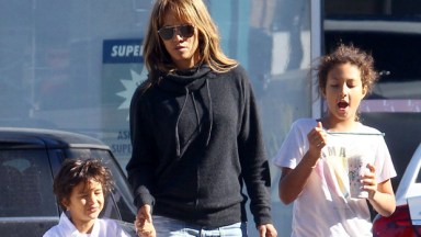 Halle Berry Son Maceo Wears Heels