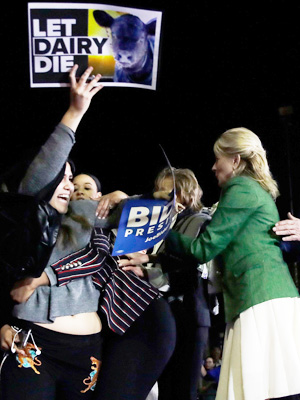 Jill Biden Fights Protestors