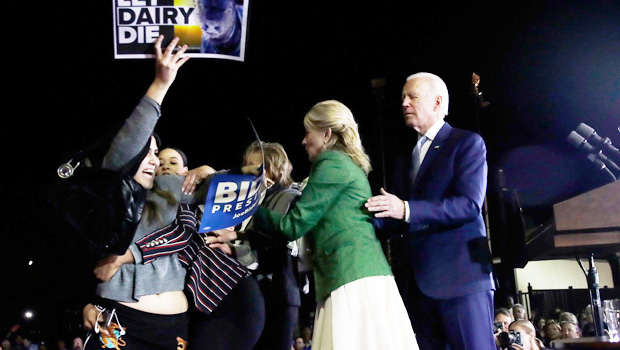 Jill Biden Fights Protestors