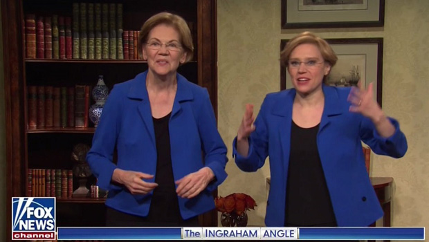 Elizabeth Warren, Kate McKinnon