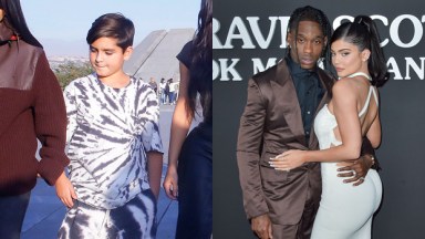 Mason Disick, Kylie Jenner, Travis Scott