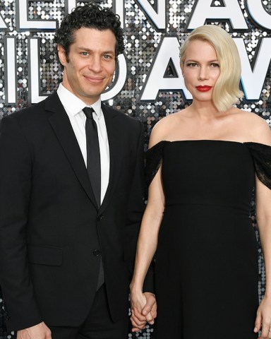 Thomas Kail and Michelle Williams
26th Annual Screen Actors Guild Awards, Arrivals, Shrine Auditorium, Los Angeles, USA - 19 Jan 2020