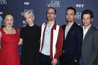 Nicole Fosse, Michelle Williams, Sam Rockwell, Lin-Manuel Miranda, Thomas Kail
FX's Fosse/Verdon Screening at 92Y, New York, USA - 18 Apr 2019