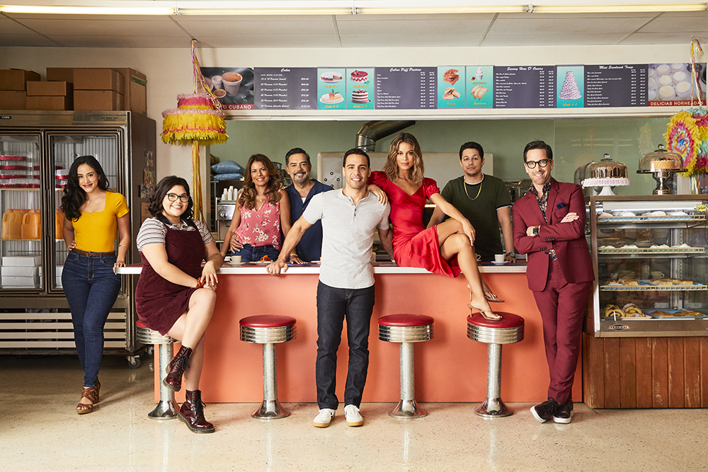 THE BAKER AND THE BEAUTY - ABC’s "The Baker and the Beauty" stars Michelle Veintimilla as Vanessa, Belissa Escobedo as Natalie Garcia, Lisa Vidal as Mari Garcia, Carlos Gómez as Rafael Garcia, Victor Rasuk as Daniel Garcia, Nathalie Kelley as Noa Hamilton, David Del Rio as Mateo Garcia, and Dan Bucatinsky as Lewis. (ABC/Nino Munoz)