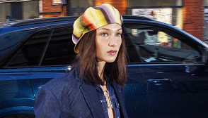 Bella Hadid in denim