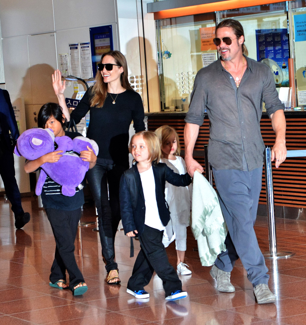 Brad Pitt Angelina Jolie Family