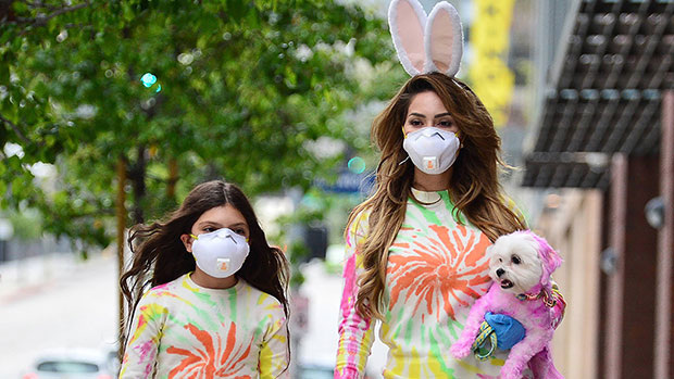 Farrah Abraham & daughter on Easter