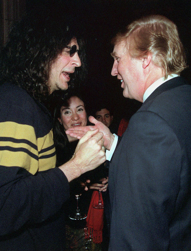 Howard Stern and Donald Trump