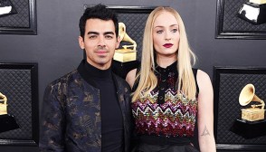Joe Jonas & Sophie Turner on the red carpet