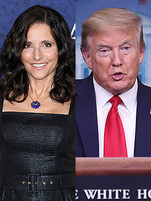 Julia Louis-Dreyfus and Donald Trump