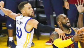 Steph Curry and LeBron James