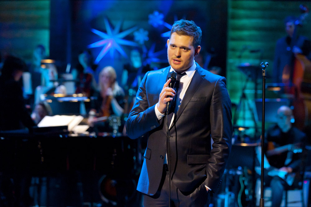 Editorial use only
Mandatory Credit: Photo by ITV/Shutterstock (1536483m)
Michael Buble
'Michael Buble - Home for Christmas' TV Programme - Dec 2011
The Grammy award winning singer songwriter will be sprinkling his unique blend of extraordinary talent and infectious humour in this one off Christmas Special.  
Headlining this exciting new show, Michael will be unwrapping a host of celebrity guests including X Factor judge Gary Barlow and comedienne Dawn French who will be joining the show's festivities, which will see some unmissable duets, including an exclusive performance with The X Factor's Kelly Rowland.  Michael and Kelly will join forces for the first time to sing one of the country's best loved Christmas hits.        
Following the success of his previous ITV shows, An Audience With and This Is Michael Bublé, the critically acclaimed performer will be recreating his own Canadian luxurious winter retreat here in the UK.  Having sold an estimated 30 million albums, the singer will be performing classic seasonal hits from his new album 'Christmas' as well other favourites.   
Other guests include Naturally 7, The Puppini Sisters and Gino D'Acampo